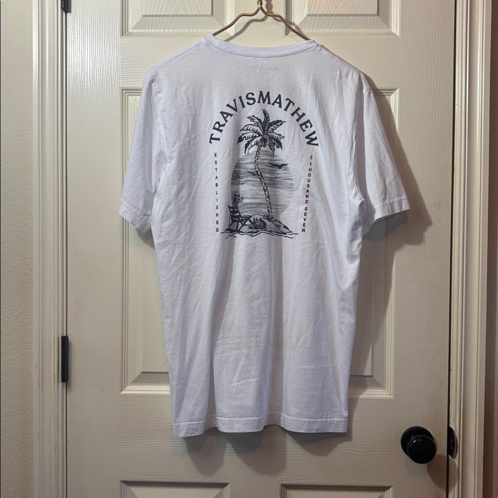 Travis Mathew Classic White Tee - Picture 4 of 5
